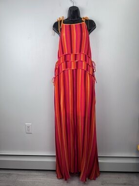 NWT Anim Women Shawna Gradient Printed Maxi Dress Size Medium